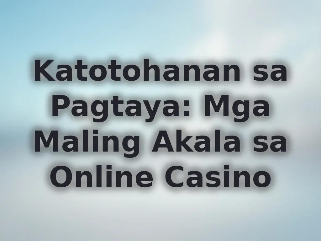 Katotohanan sa Pagtaya